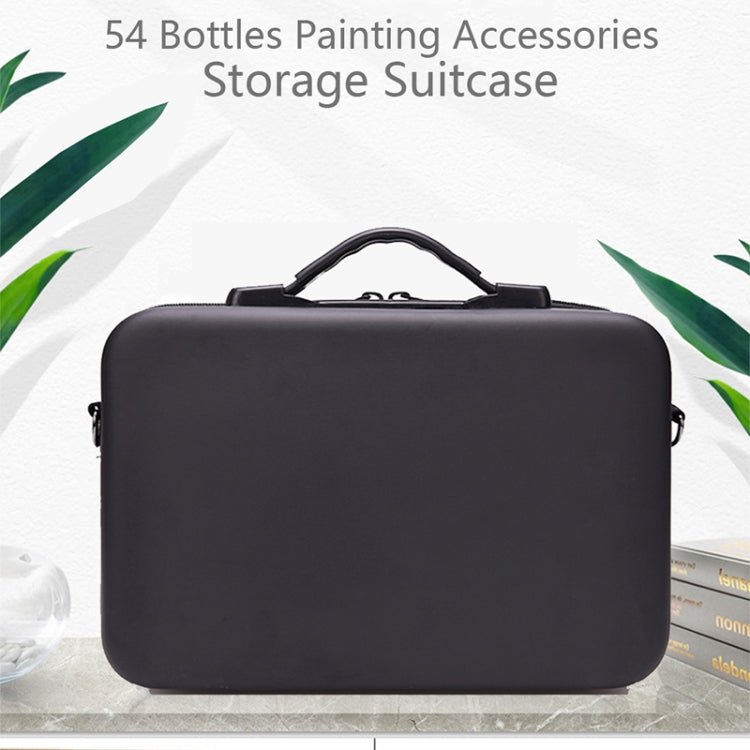 54 Bottles Diamond Painting Accessories Container Storage Bag Box Carry Case Diamond Embroidery Tools shoulderbag, Style:Without Bottle