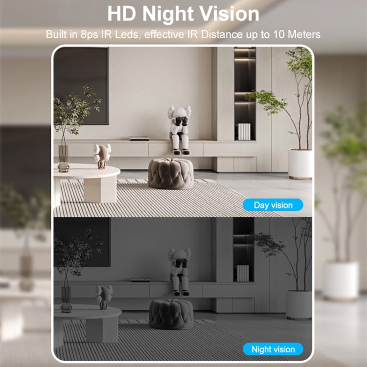 Home Ultra-HD Infrared Night Vision WiFi Surveillance Camera, Memory Card:Without Memory