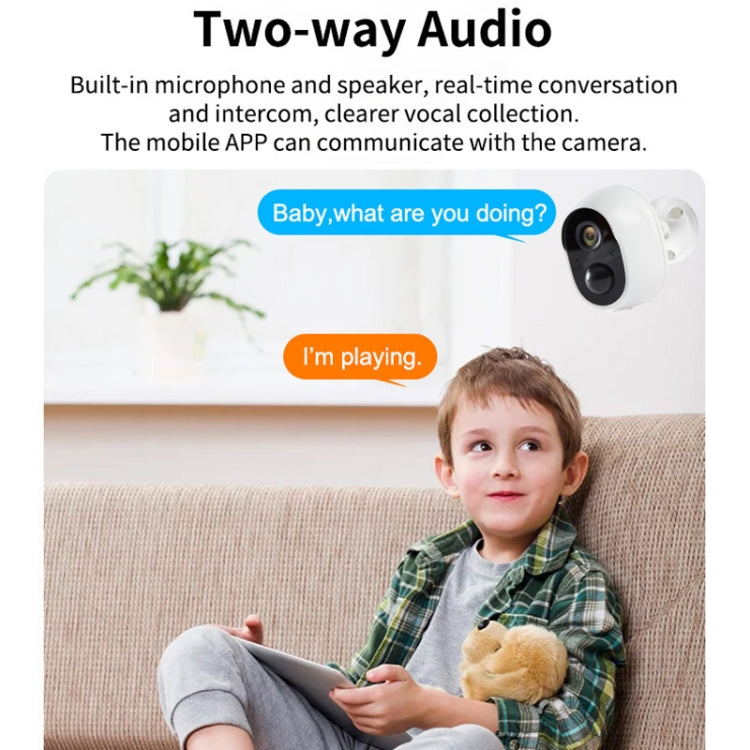 Home Ultra-HD Infrared Night Vision WiFi Surveillance Camera, Memory Card:Without Memory