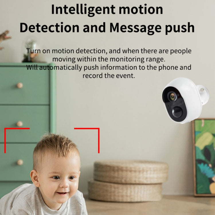 Home Ultra-HD Infrared Night Vision WiFi Surveillance Camera, Memory Card:Without Memory
