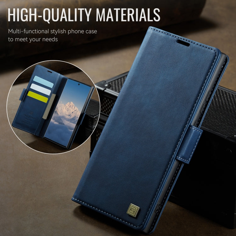 For Samsung Galaxy Note20 AutSpace A11 Side Buckle MagSafe Magnetic RFID Phone Leather Case