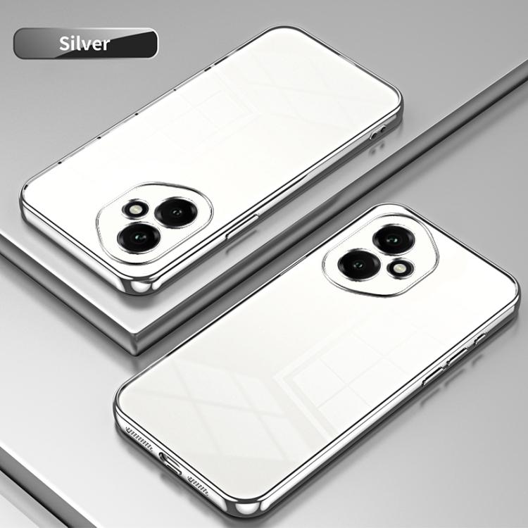 For Honor 400 Global 156.5mm Transparent Plating Fine Hole Phone Case