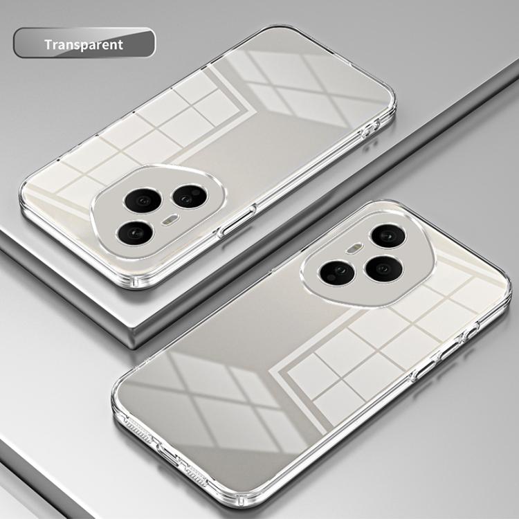 For Honor 400 Pro Global 160.8mm Transparent Plating Fine Hole Phone Case