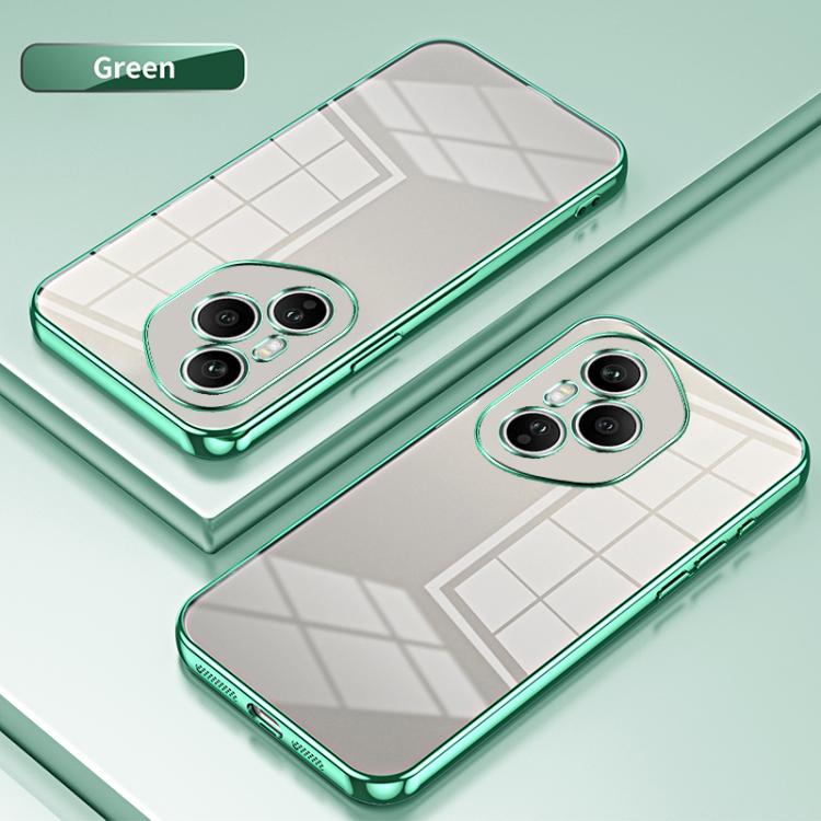 For Honor 400 Pro Global 160.8mm Transparent Plating Fine Hole Phone Case