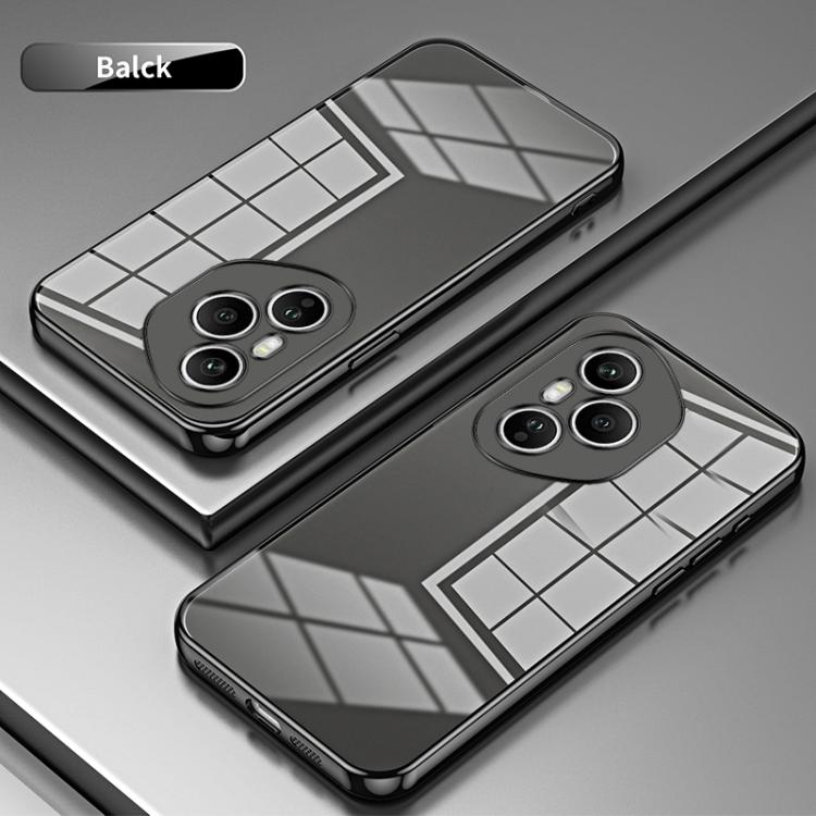 For Honor 400 Pro Global 160.8mm Transparent Plating Fine Hole Phone Case