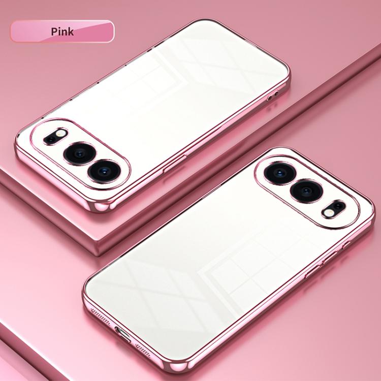 For Honor 500 / 500 Pro Transparent Plating Fine Hole Phone Case