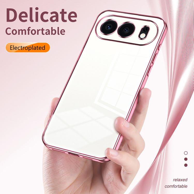 For Honor 500 / 500 Pro Transparent Plating Fine Hole Phone Case