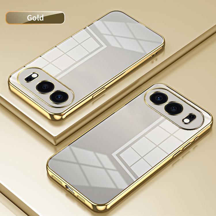 For Honor 500 / 500 Pro Transparent Plating Fine Hole Phone Case