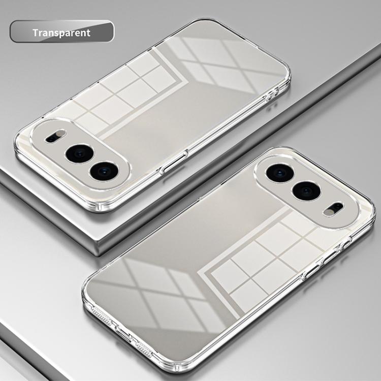 For Honor 500 / 500 Pro Transparent Plating Fine Hole Phone Case