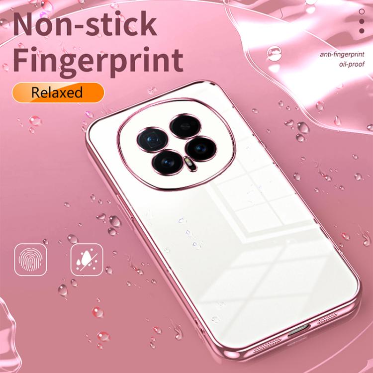 For Honor Magic8 Transparent Plating Fine Hole Phone Case