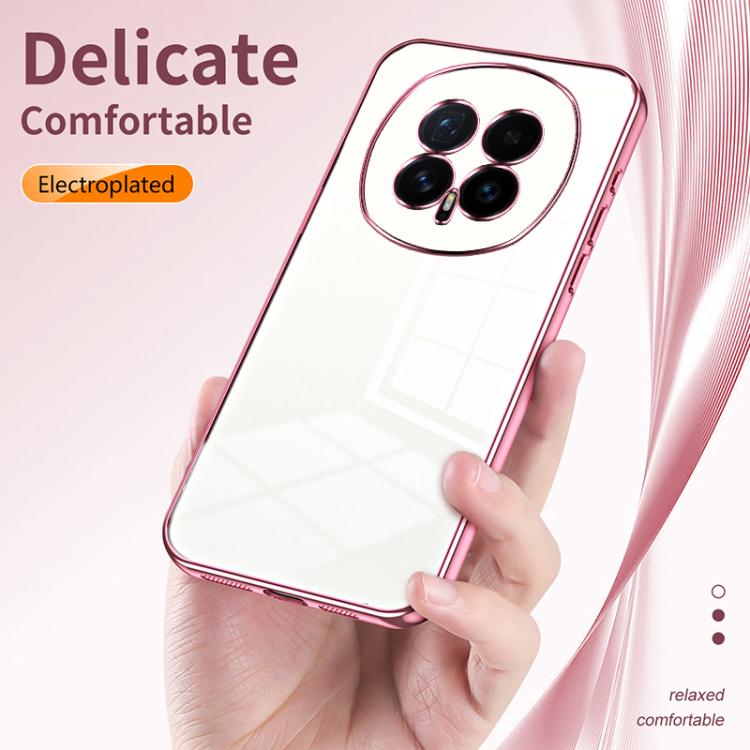 For Honor Magic8 Transparent Plating Fine Hole Phone Case