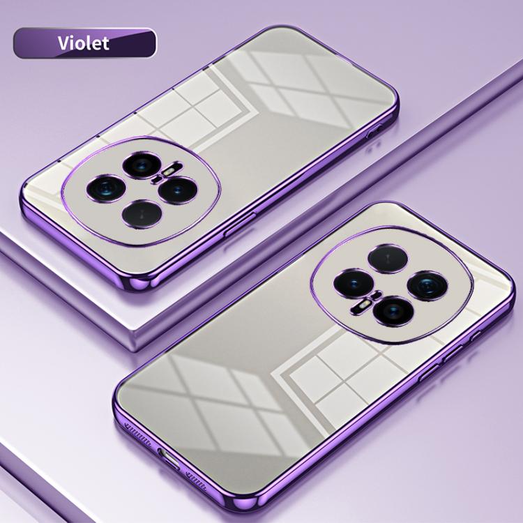 For Honor Magic8 Pro Transparent Plating Fine Hole Phone Case