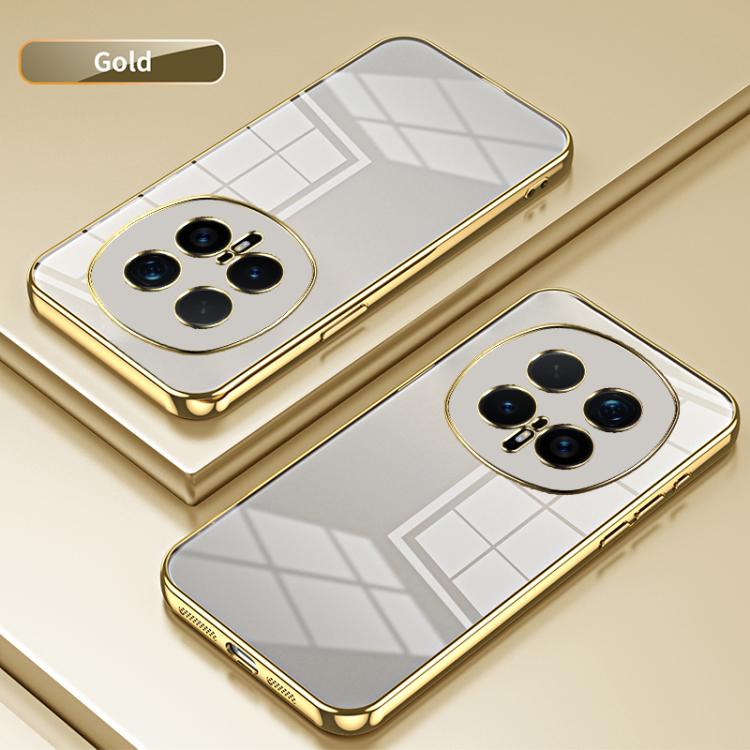For Honor Magic8 Pro Transparent Plating Fine Hole Phone Case