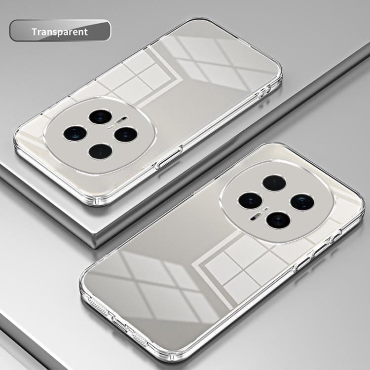 For Honor Magic8 Pro Transparent Plating Fine Hole Phone Case