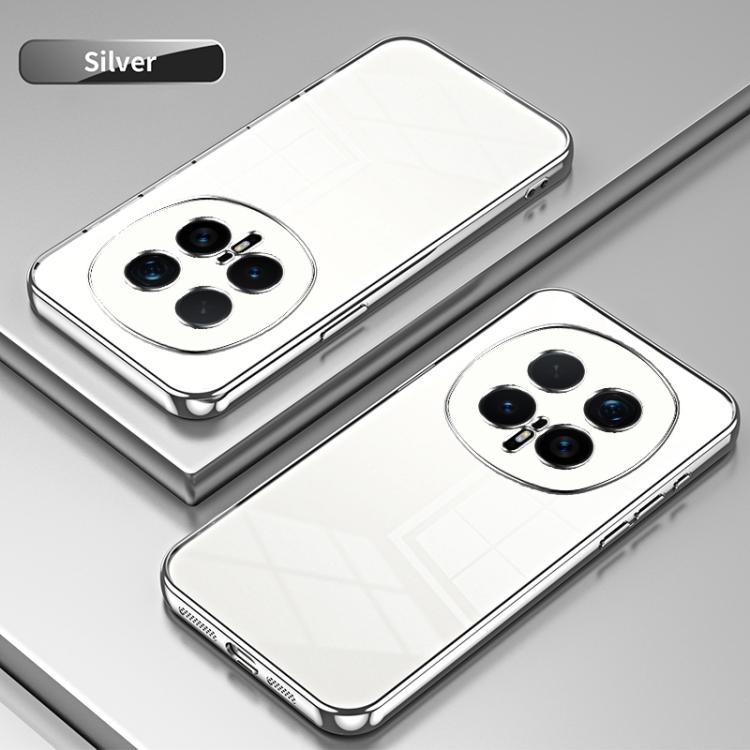 For Honor Magic8 Pro Transparent Plating Fine Hole Phone Case