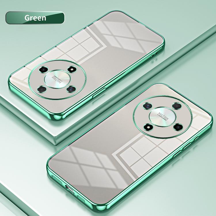 For Honor X9b Transparent Plating Fine Hole Phone Case