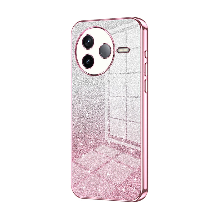 For Redmi K80 Gradient Glitter Powder Electroplated Phone Case