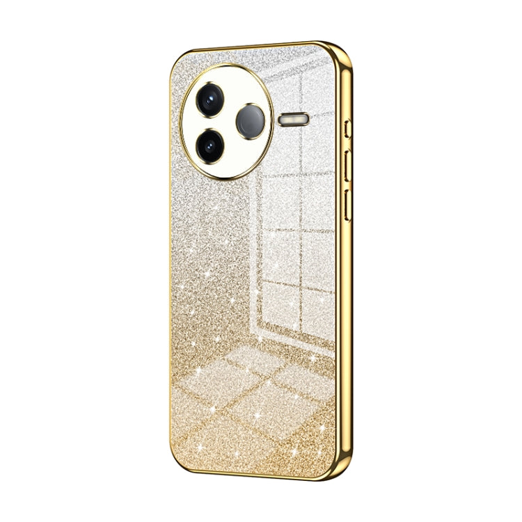 For Redmi K80 Gradient Glitter Powder Electroplated Phone Case