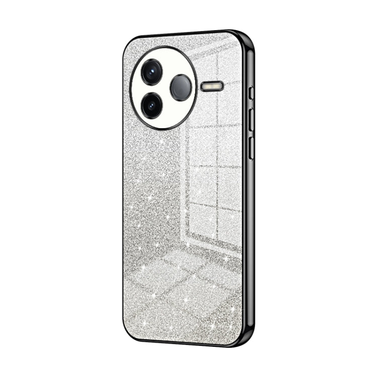 For Redmi K80 Gradient Glitter Powder Electroplated Phone Case