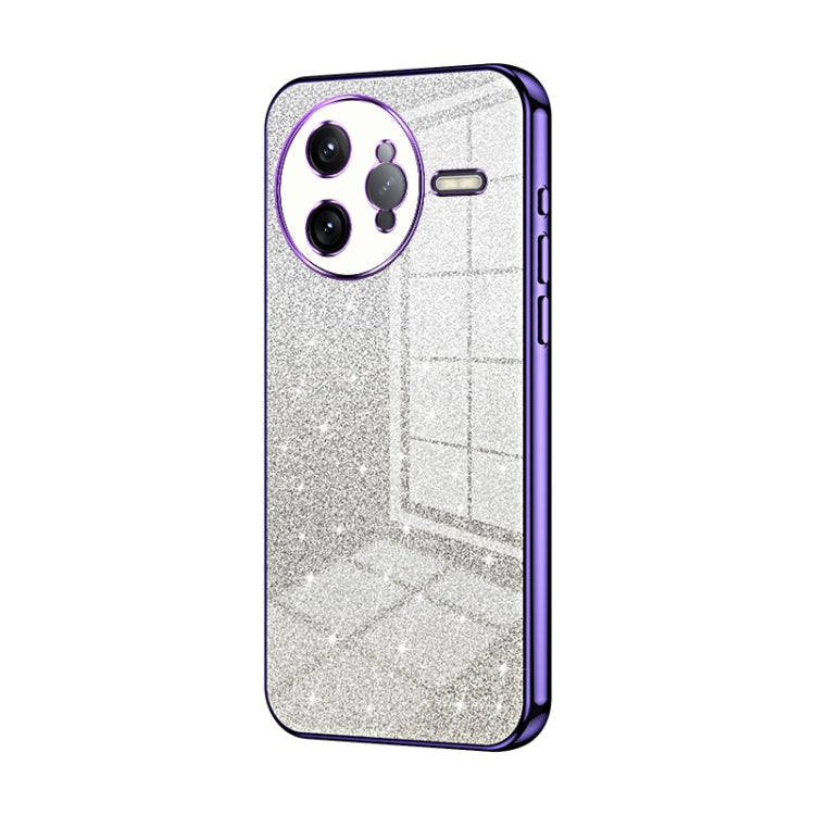 For Redmi K80 Pro Gradient Glitter Powder Electroplated Phone Case