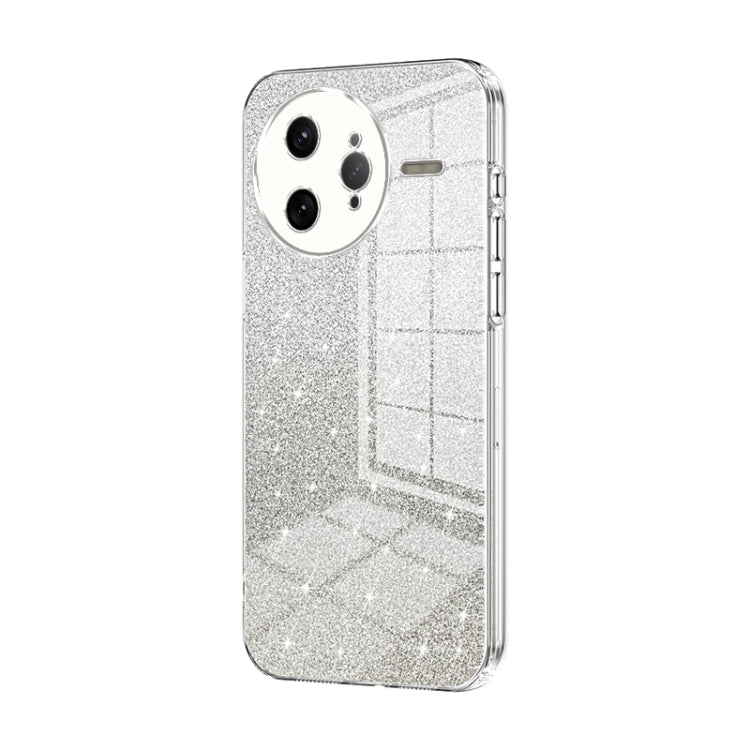 For Redmi K80 Pro Gradient Glitter Powder Electroplated Phone Case