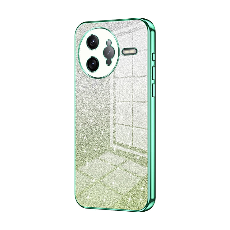 For Redmi K80 Pro Gradient Glitter Powder Electroplated Phone Case