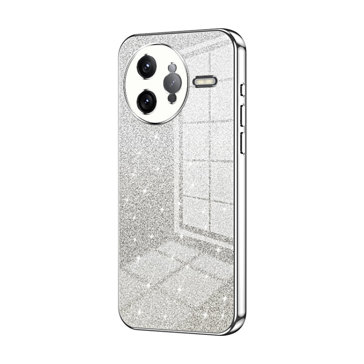 For Redmi K80 Pro Gradient Glitter Powder Electroplated Phone Case