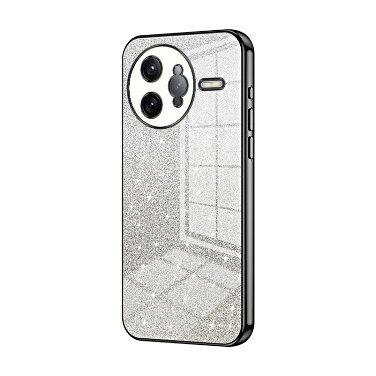 For Redmi K80 Pro Gradient Glitter Powder Electroplated Phone Case