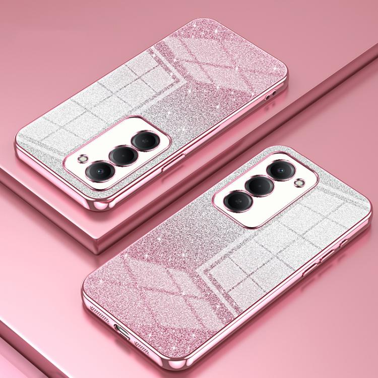 For Redmi 15 5G Global / 4G SEA 169mm Gradient Glitter Powder Electroplated Phone Case