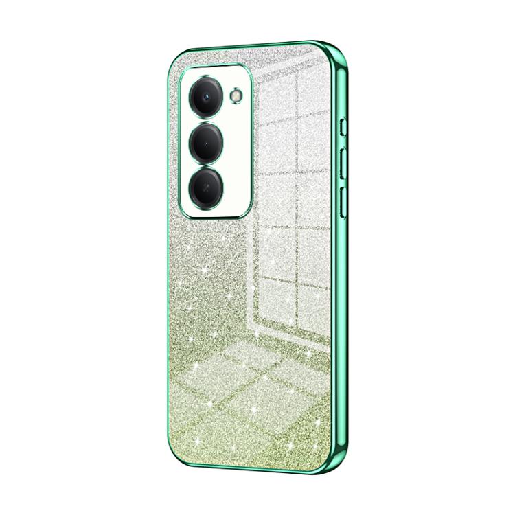 For Redmi 15 5G Global / 4G SEA 169mm Gradient Glitter Powder Electroplated Phone Case