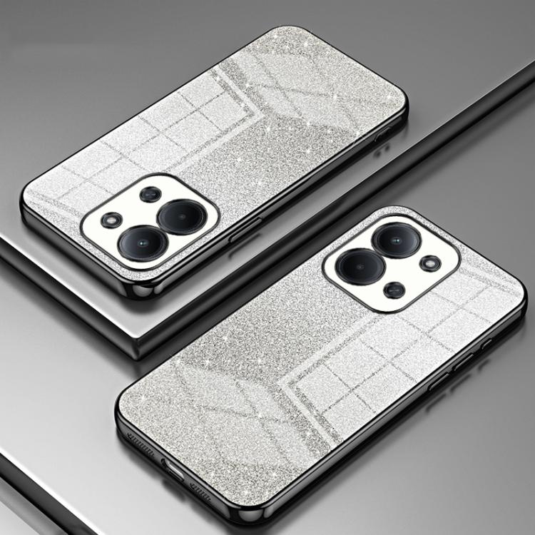 For Redmi 15C 5G / 4G Global 171mm Gradient Glitter Powder Electroplated Phone Case