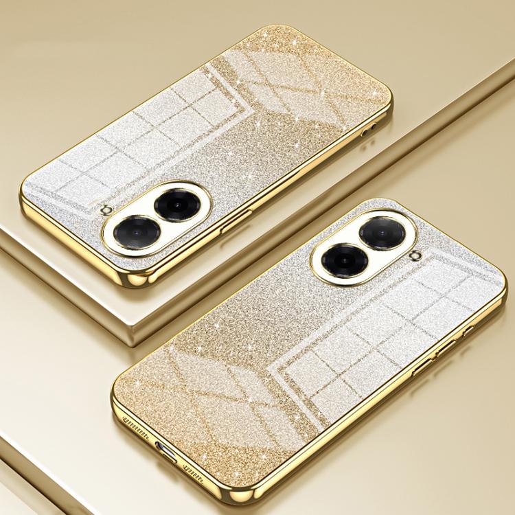 For Redmi A5 4G 171.7mm / Poco C71 Gradient Glitter Powder Electroplated Phone Case