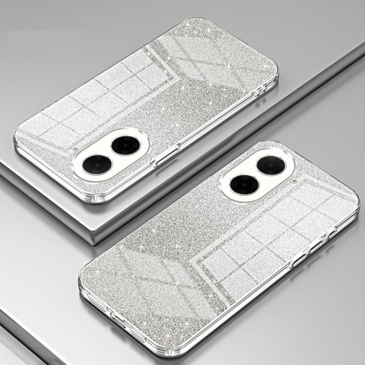 For Redmi A5 4G 171.7mm / Poco C71 Gradient Glitter Powder Electroplated Phone Case