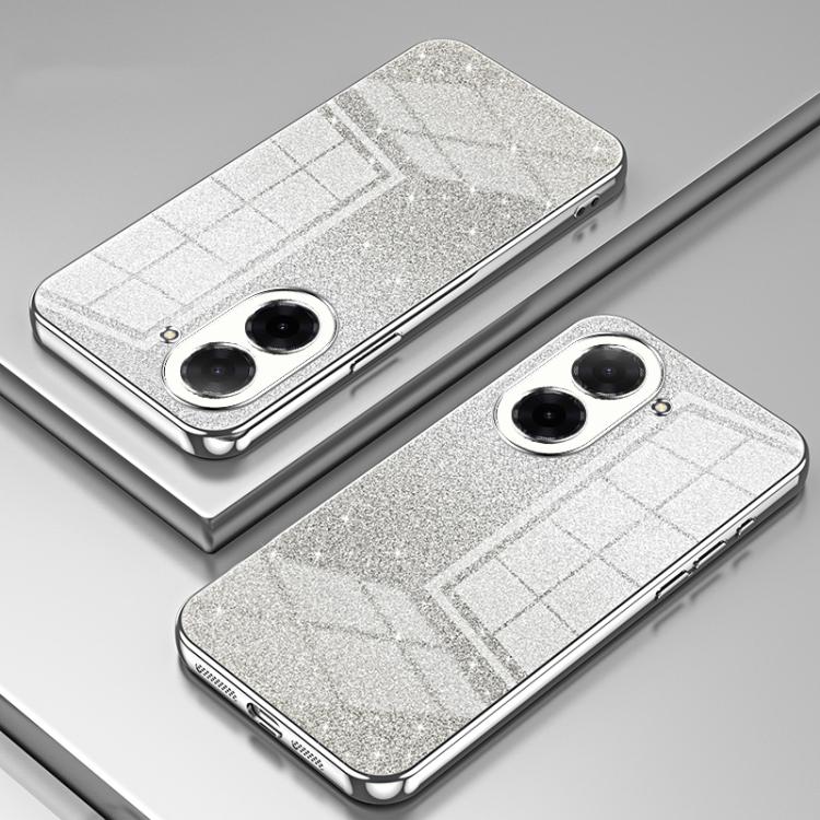 For Redmi A5 4G 171.7mm / Poco C71 Gradient Glitter Powder Electroplated Phone Case