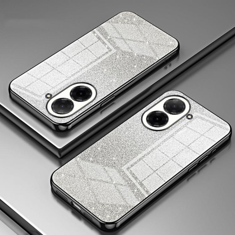 For Redmi A5 4G 171.7mm / Poco C71 Gradient Glitter Powder Electroplated Phone Case