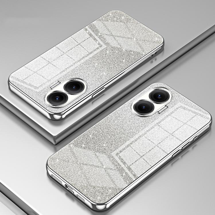 For Redmi Turbo 4 Pro Gradient Glitter Powder Electroplated Phone Case