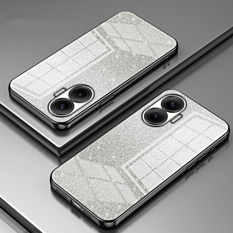 For Redmi Turbo 4 Pro Gradient Glitter Powder Electroplated Phone Case