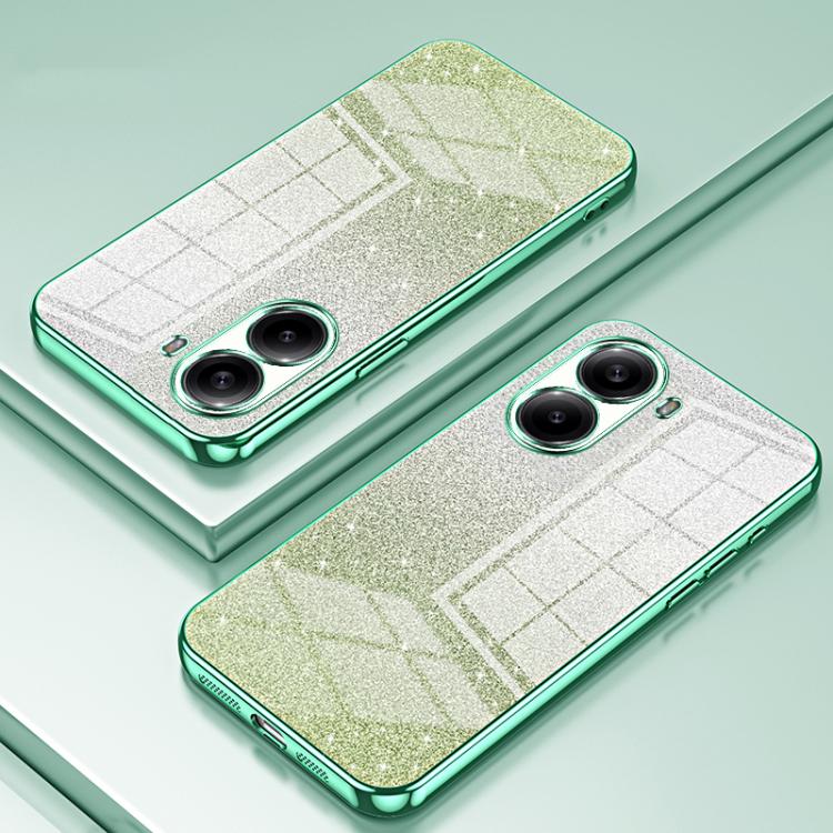 For Redmi Turbo 4 Gradient Glitter Powder Electroplated Phone Case