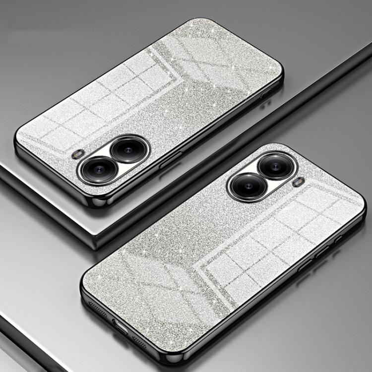 For Redmi Turbo 4 Gradient Glitter Powder Electroplated Phone Case