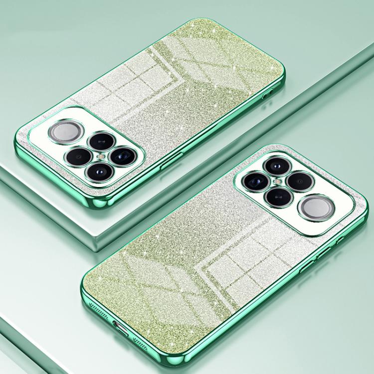 For Redmi K90 Pro Max / Poco F8 Ultra Gradient Glitter Powder Electroplated Phone Case