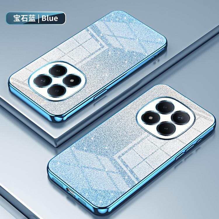 For Redmi Note 15 Pro 4G Global 163.2mm Gradient Glitter Powder Electroplated Phone Case