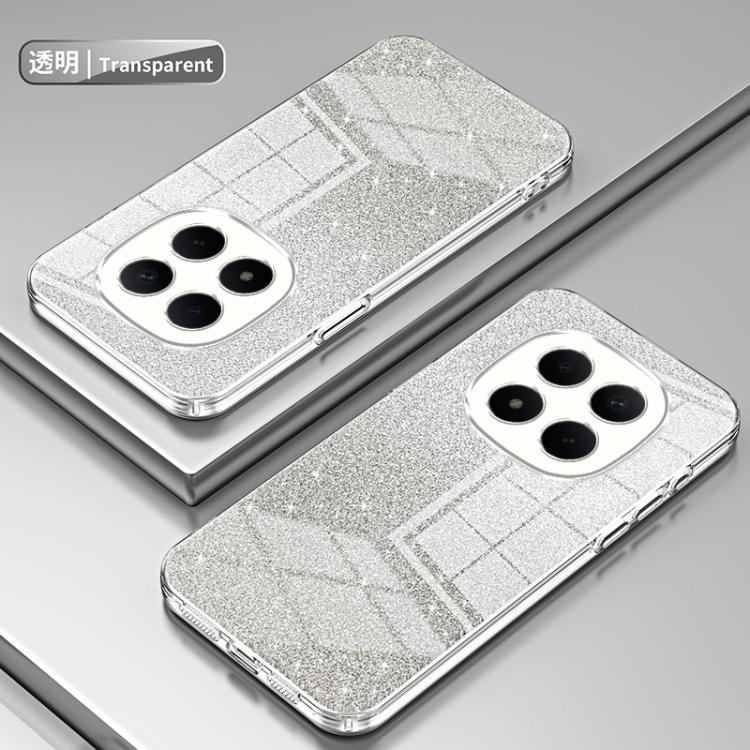 For Redmi Note 15 Pro 4G Global 163.2mm Gradient Glitter Powder Electroplated Phone Case
