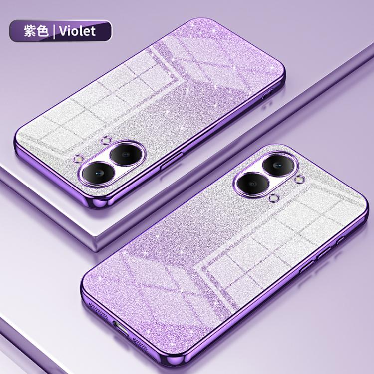 For Redmi Turbo 5 Max / Poco X8 Pro Max Gradient Glitter Powder Electroplated Phone Case