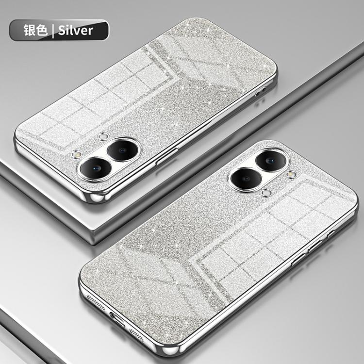 For Redmi Turbo 5 Max / Poco X8 Pro Max Gradient Glitter Powder Electroplated Phone Case