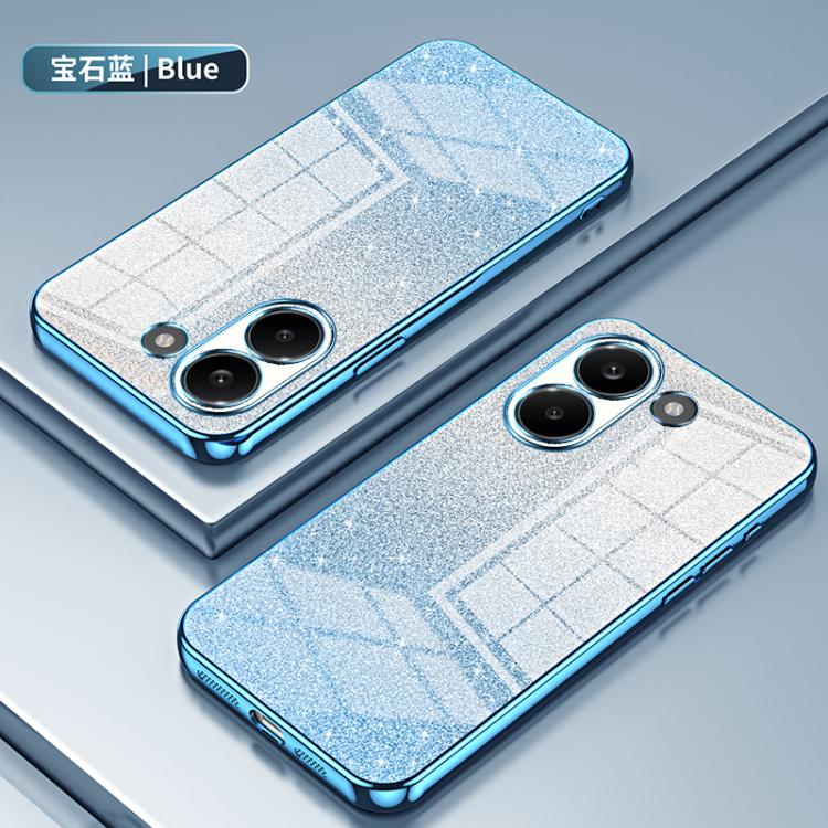 For Redmi Turbo 5 / Poco X8 Pro 5G Gradient Glitter Powder Electroplated Phone Case