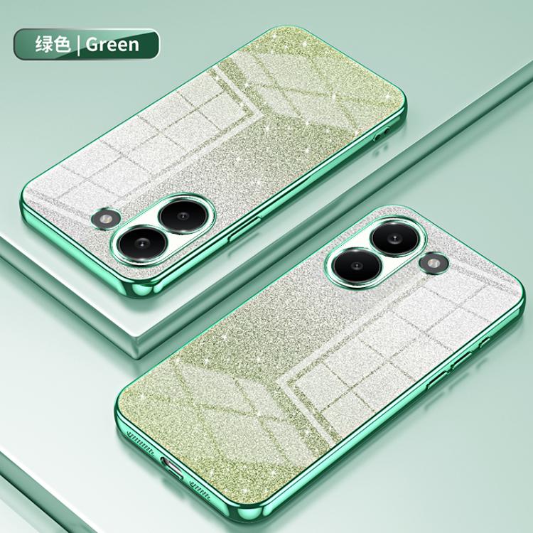 For Redmi Turbo 5 / Poco X8 Pro 5G Gradient Glitter Powder Electroplated Phone Case