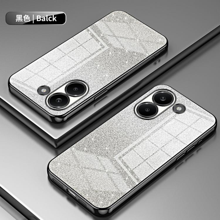 For Redmi Turbo 5 / Poco X8 Pro 5G Gradient Glitter Powder Electroplated Phone Case