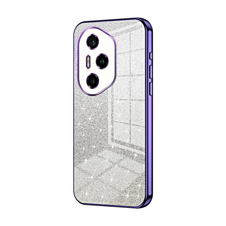 For Honor 300 Pro Gradient Glitter Powder Electroplated Phone Case