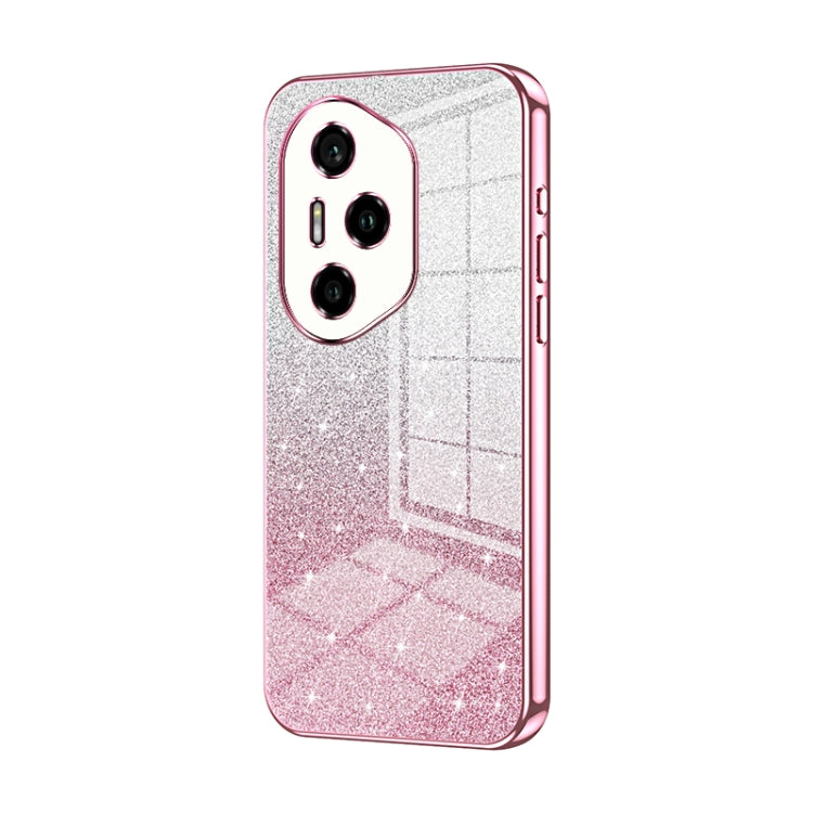 For Honor 300 Pro Gradient Glitter Powder Electroplated Phone Case