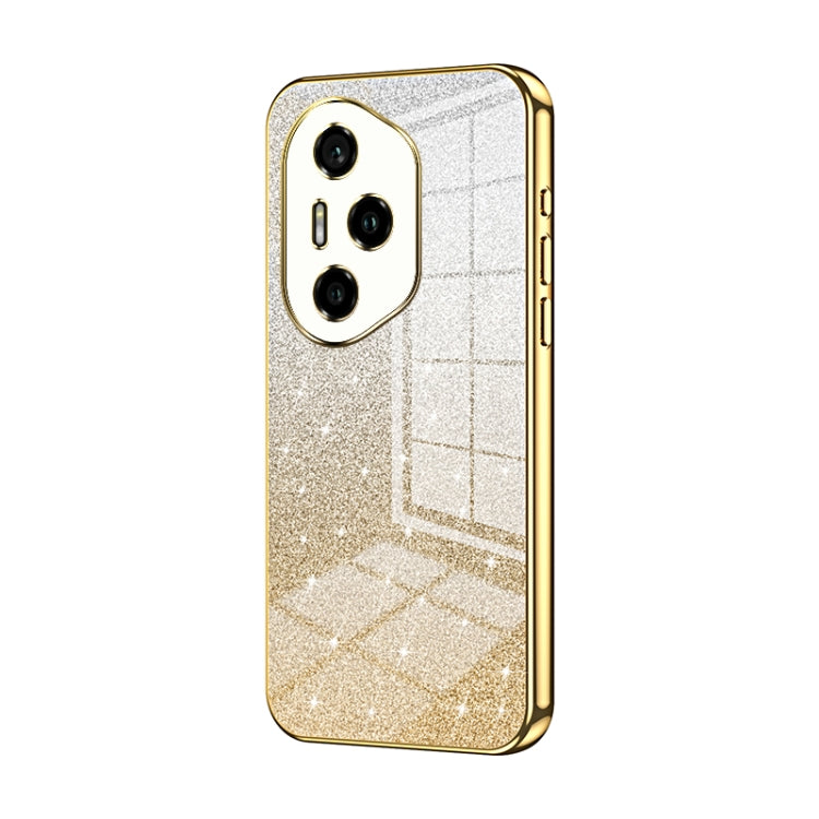 For Honor 300 Pro Gradient Glitter Powder Electroplated Phone Case